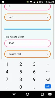 Floor & Wall Tiles Calculator android App screenshot 8